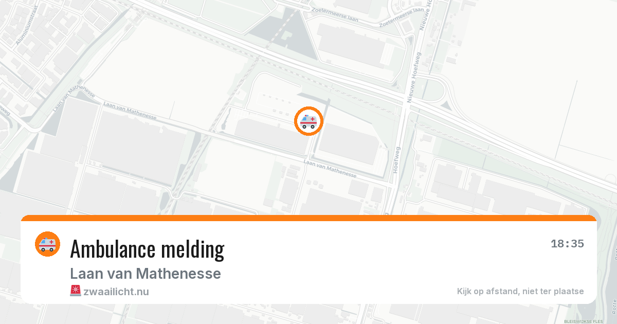 Ambulance melding — 30 apr 2026
