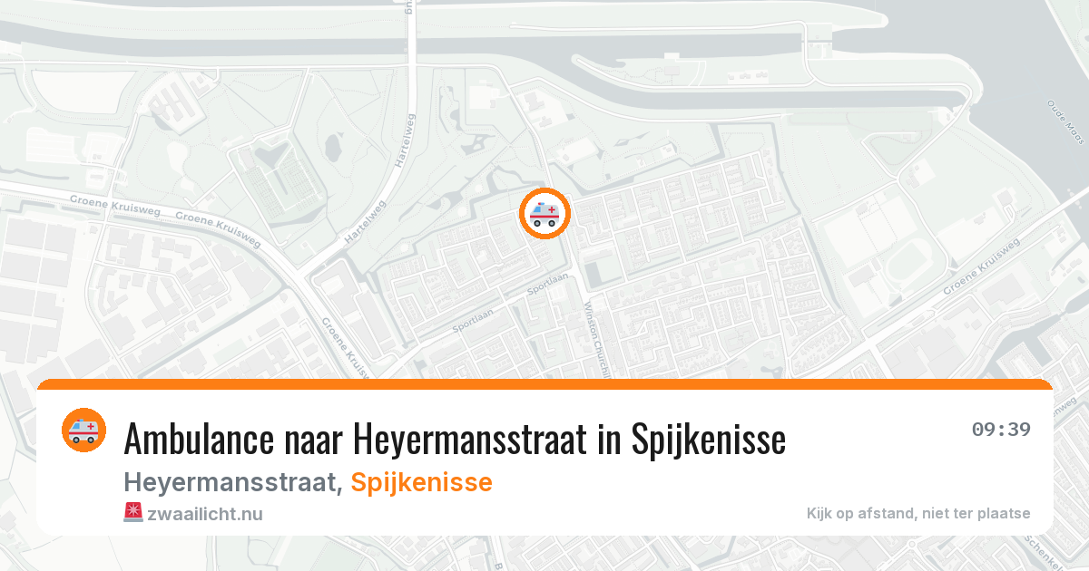 Ambulance naar Heyermansstraat in Spijkenisse — 11 jul 2026