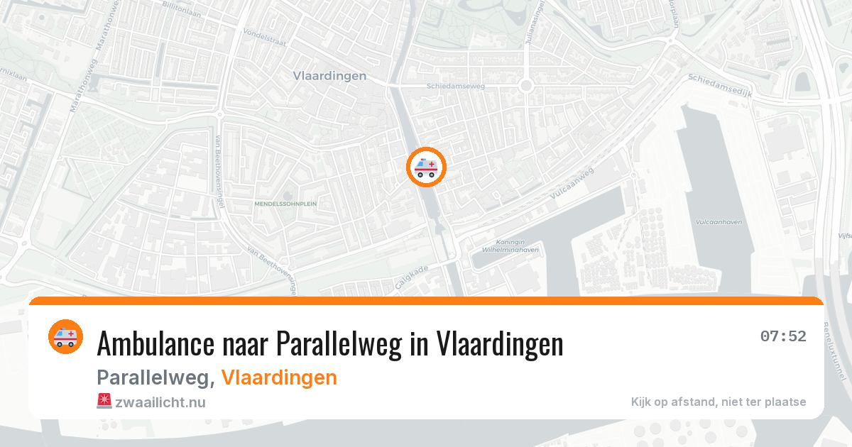 Ambulance naar Parallelweg in Vlaardingen — 3 jun 2026