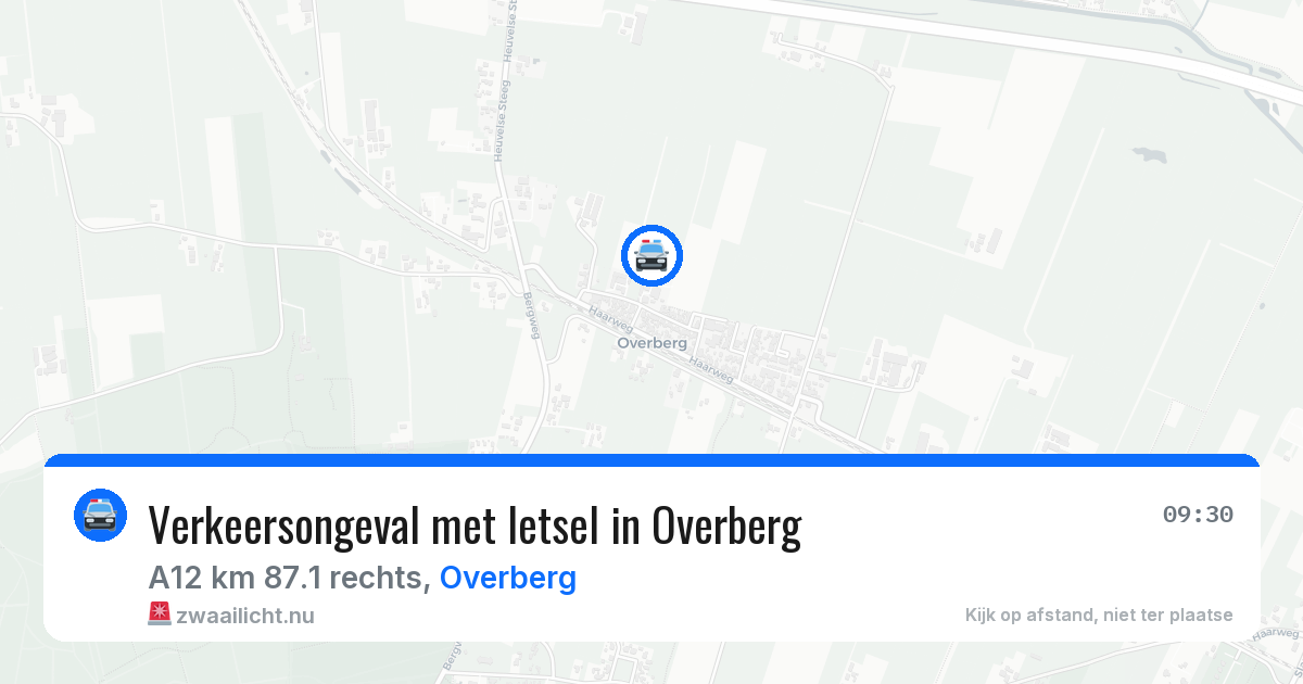 Verkeersongeval met letsel in Overberg — 23 mrt 2026