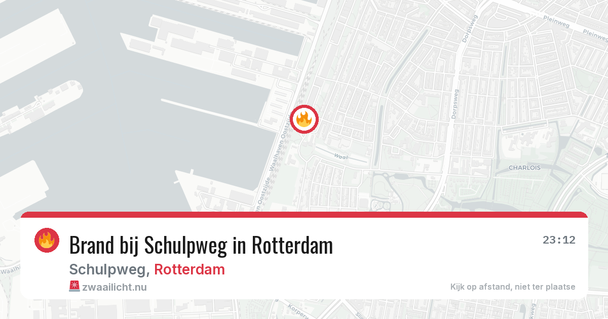 Brand bij Schulpweg in Rotterdam — 5 jun 2026