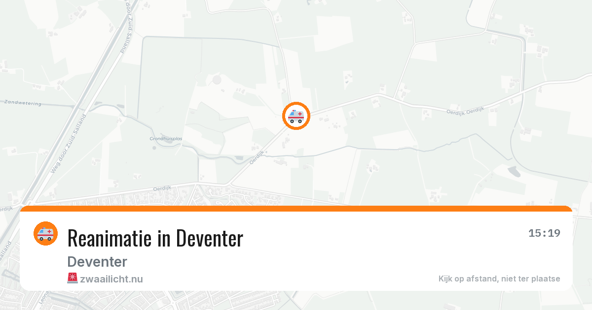 Reanimatie in Deventer — 21 jul 2026