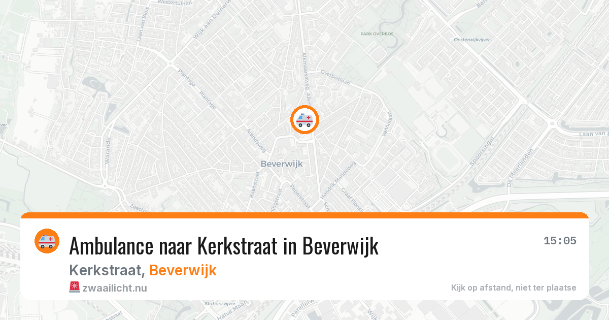 Ambulance naar Kerkstraat in Beverwijk — 1 jun 2026