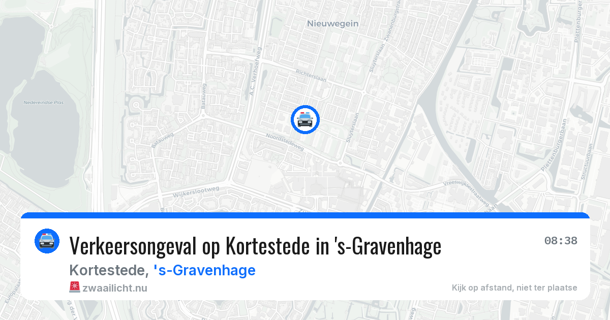 Verkeersongeval op Kortestede in 's-Gravenhage — 26 mrt 2026