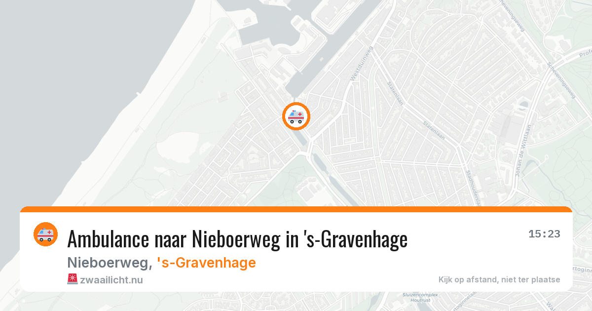 Ambulance naar Nieboerweg in 's-Gravenhage — 10 jul 2026