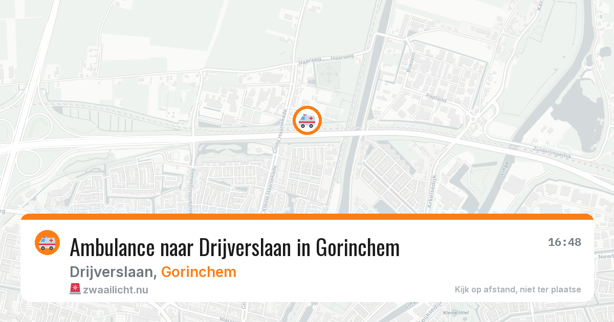 Ambulance naar Drijverslaan in Gorinchem — 27 mrt 2026