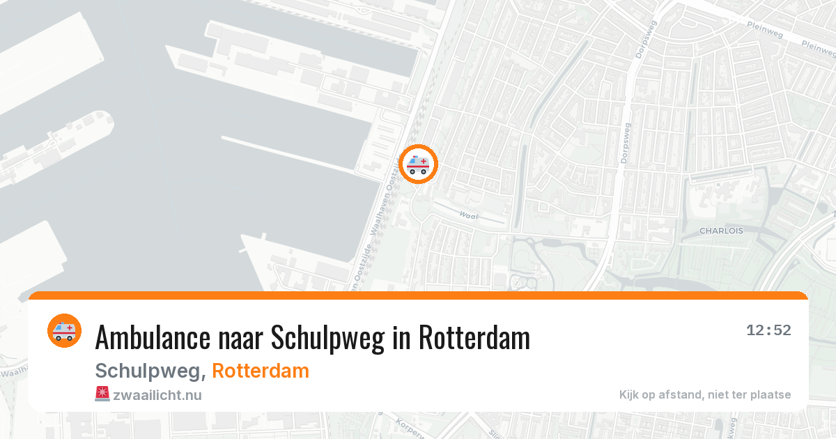 Ambulance naar Schulpweg in Rotterdam — 24 jul 2026