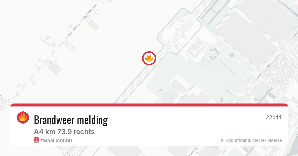 Brandweer melding — 29 mrt 2026