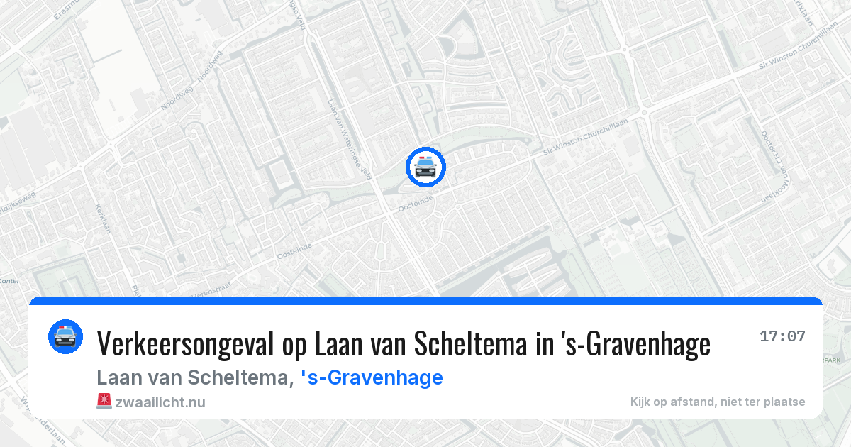 Verkeersongeval op Laan van Scheltema in 's-Gravenhage — 4 jun 2026