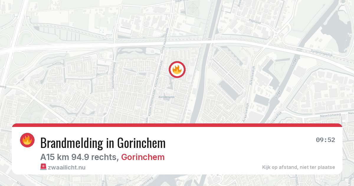 Brandmelding in Gorinchem — 28 mei 2026