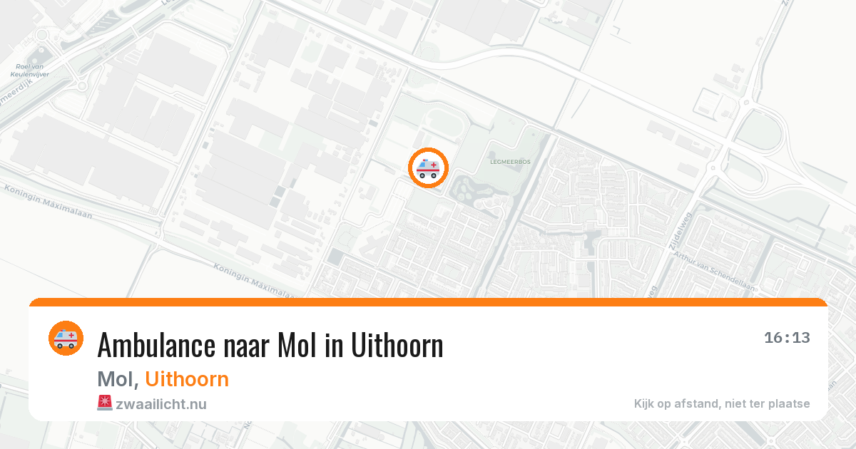 Ambulance naar Mol in Uithoorn — 12 jul 2026