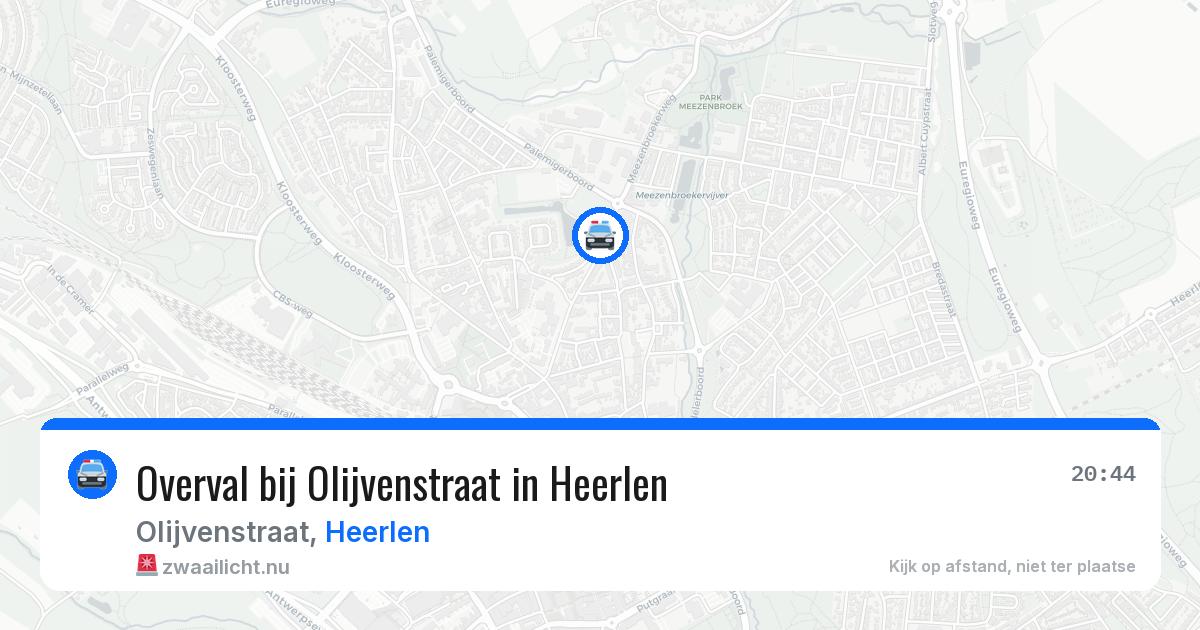 Overval bij Olijvenstraat in Heerlen — 19 jul 2026