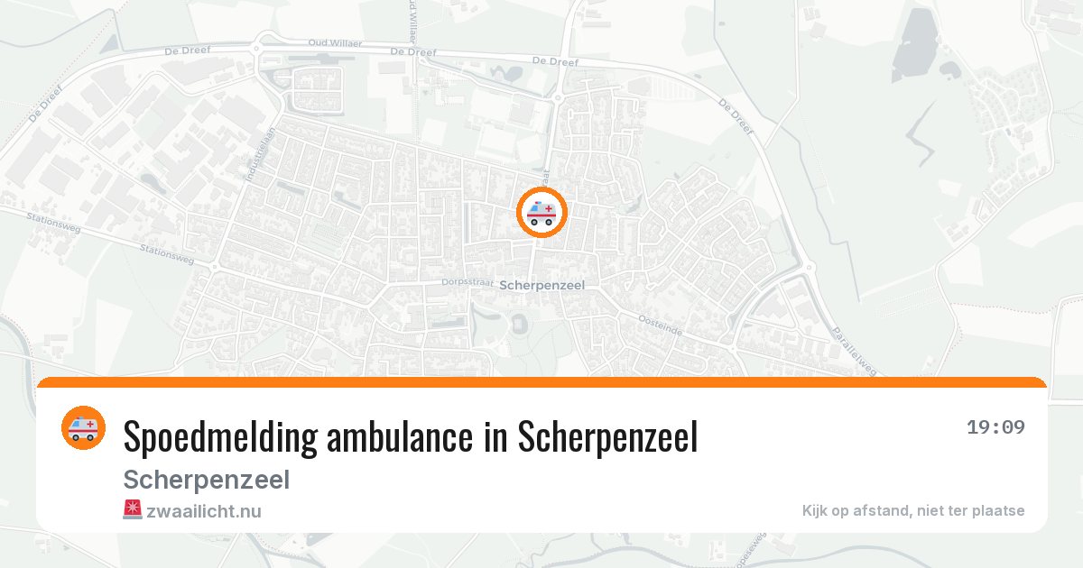 Spoedmelding ambulance in Scherpenzeel — 11 jul 2026