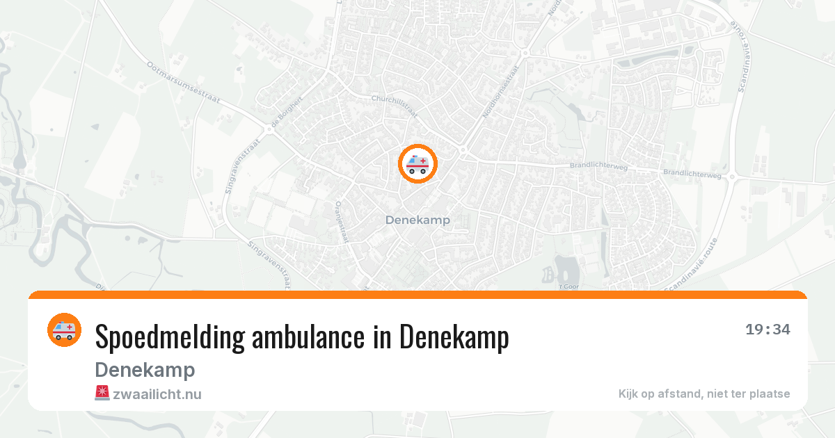 Spoedmelding ambulance in Denekamp — 4 apr 2026