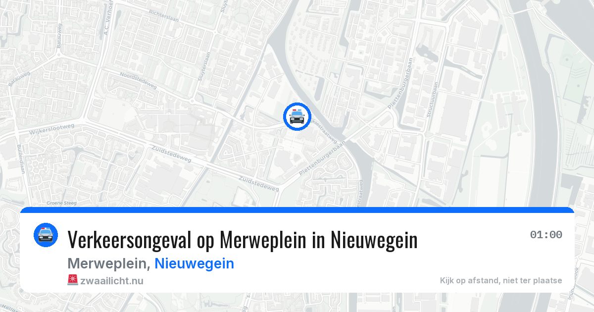 Verkeersongeval op Merweplein in Nieuwegein — 20 mrt 2026