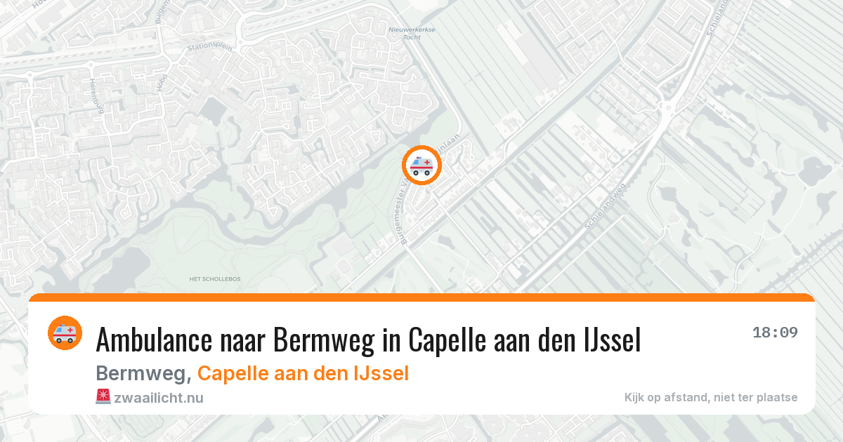 Ambulance naar Bermweg in Capelle aan den IJssel — 11 mei 2026