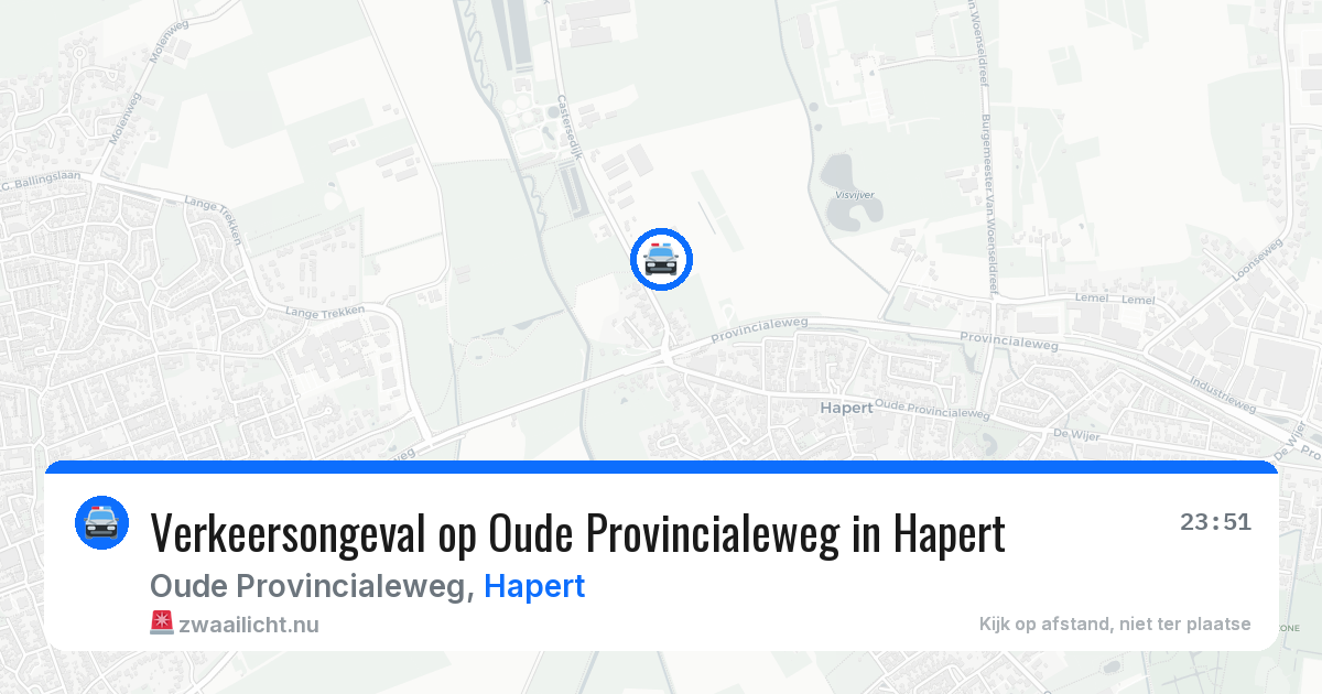 Verkeersongeval op Oude Provincialeweg in Hapert — 27 mrt 2026