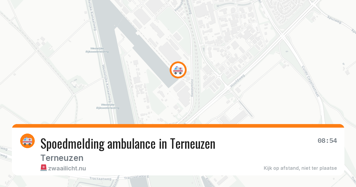 Spoedmelding ambulance in Terneuzen — 12 jul 2026