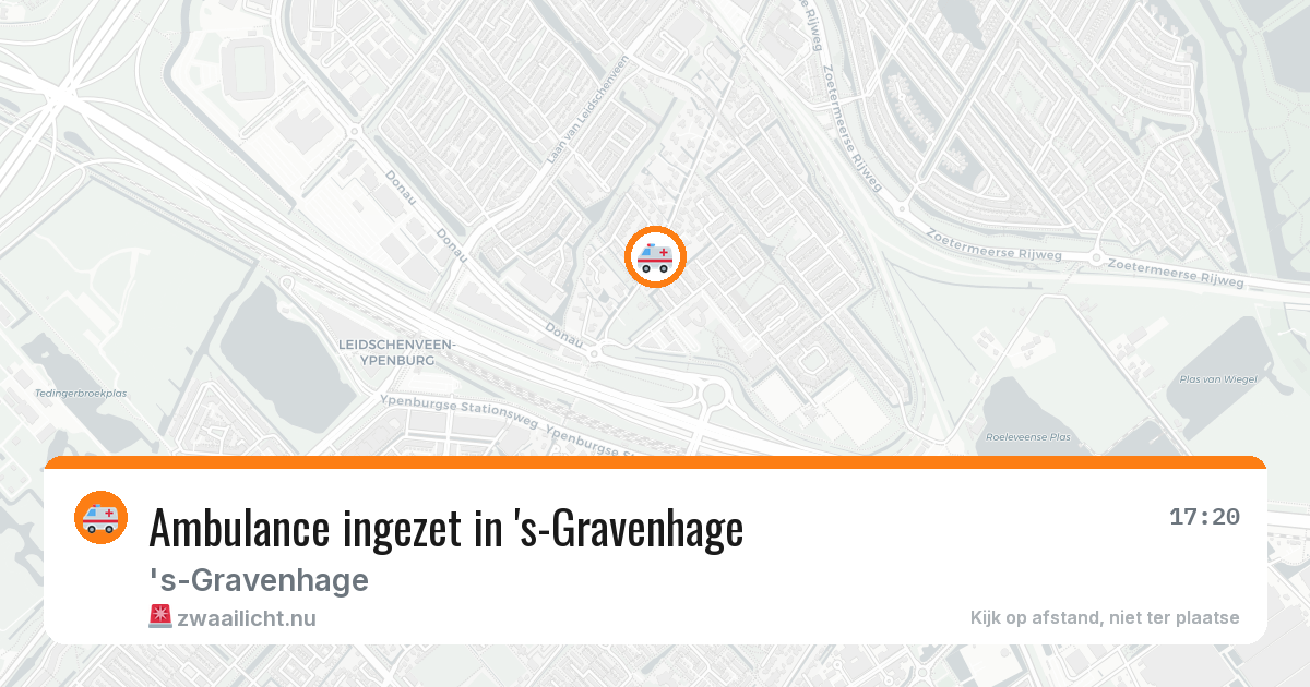 Ambulance ingezet in 's-Gravenhage — 4 apr 2026