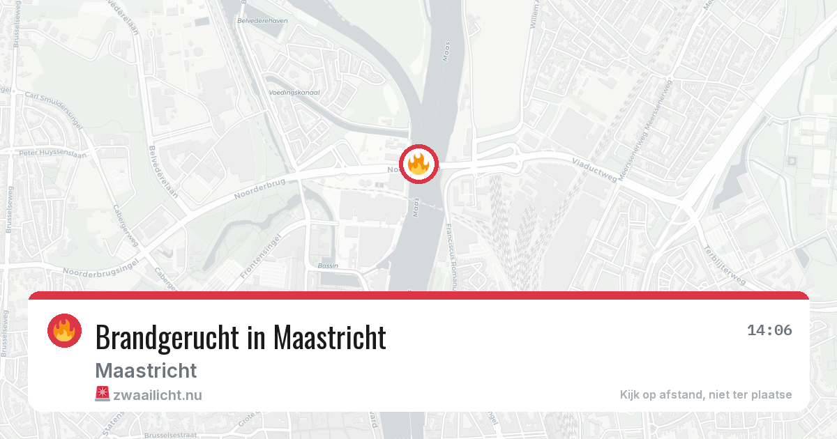Brandgerucht in Maastricht — 31 mrt 2026