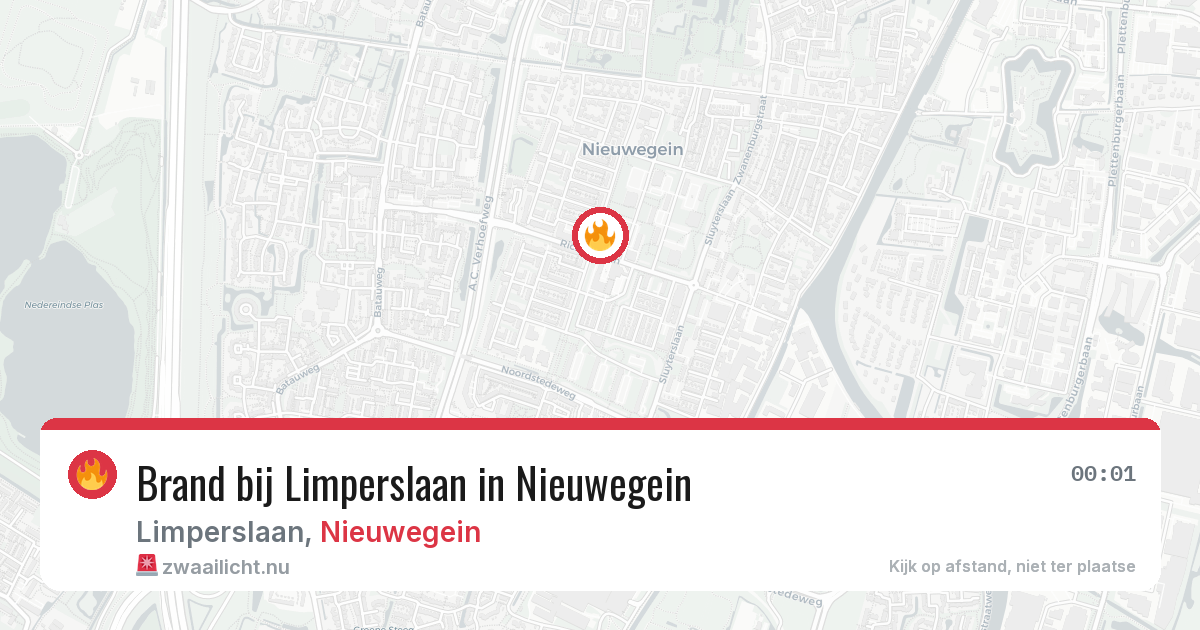 Brand bij Limperslaan in Nieuwegein — 8 jun 2026