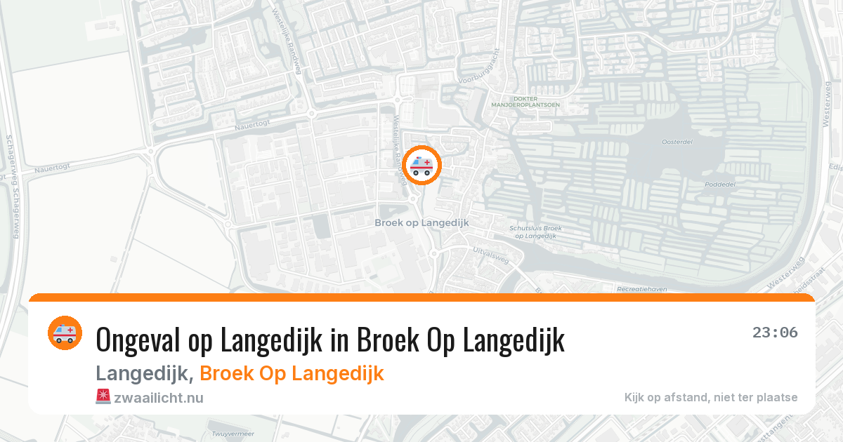 Ongeval op Langedijk in Broek Op Langedijk — 22 mei 2026