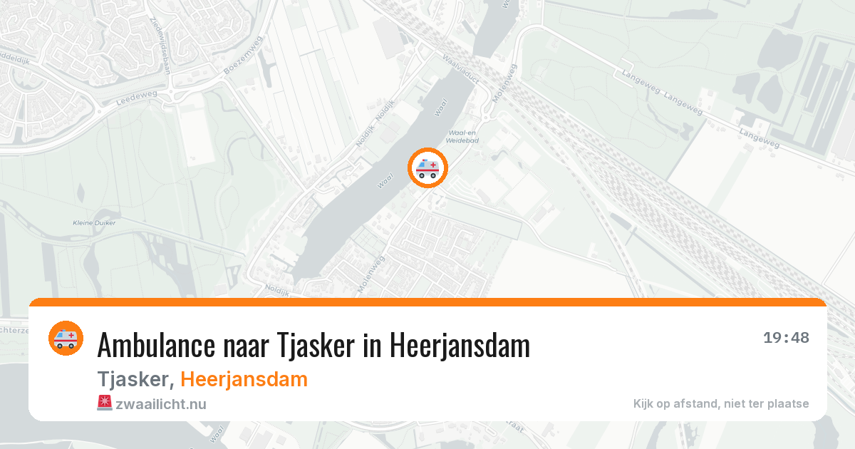 Ambulance naar Tjasker in Heerjansdam — 23 jul 2026