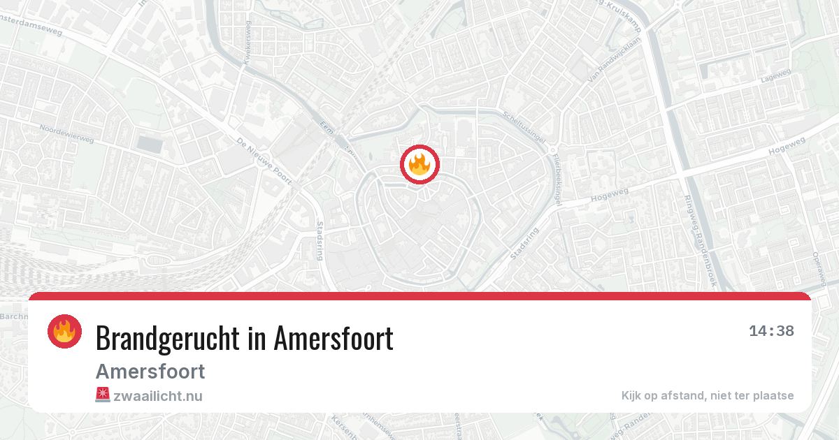 Brandgerucht in Amersfoort — 25 jul 2026