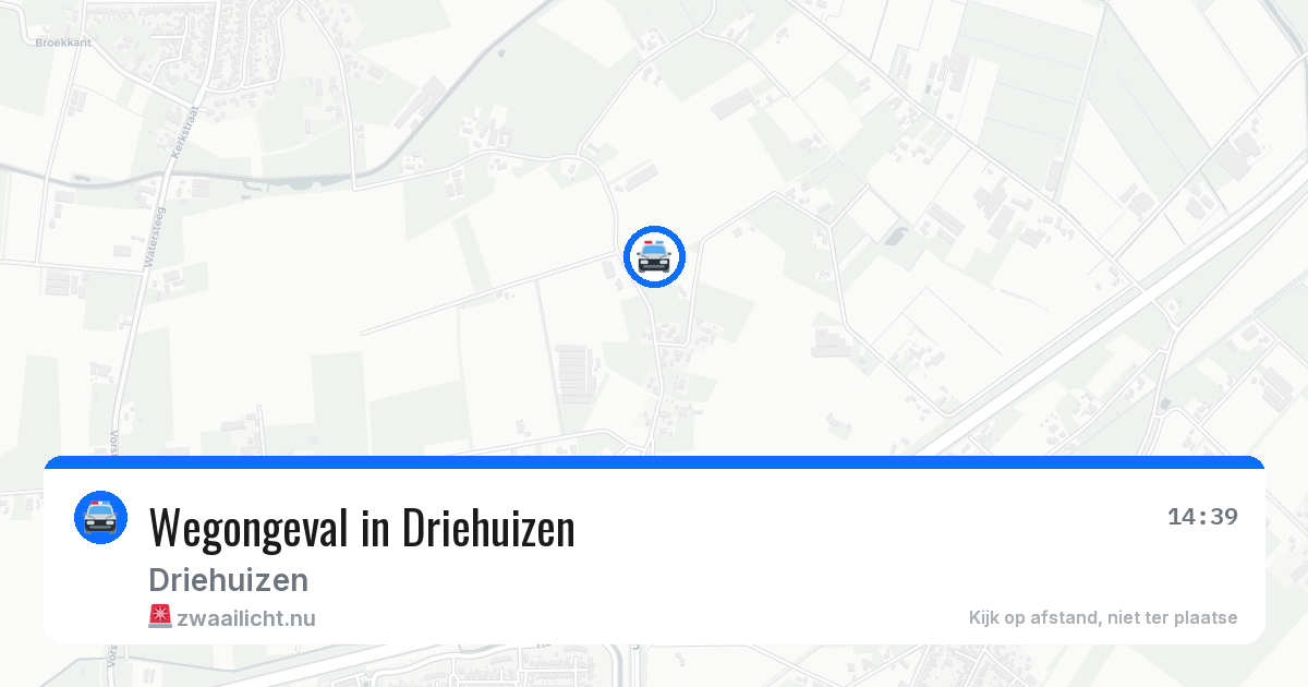 Wegongeval in Driehuizen — 22 jun 2026