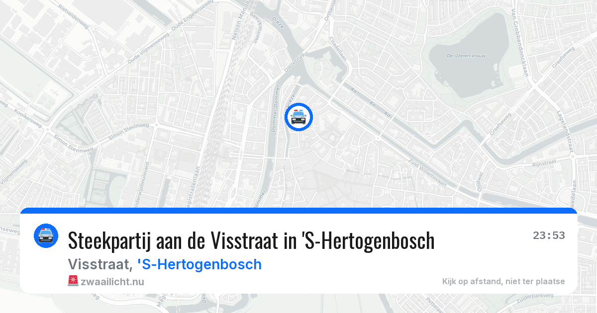 Steekpartij aan de Visstraat in 'S-Hertogenbosch — 25 jul 2026