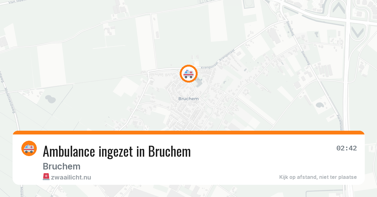 Ambulance ingezet in Bruchem — 4 apr 2026