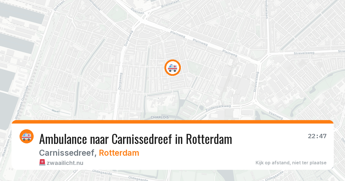 Ambulance naar Carnissedreef in Rotterdam — 1 jun 2026