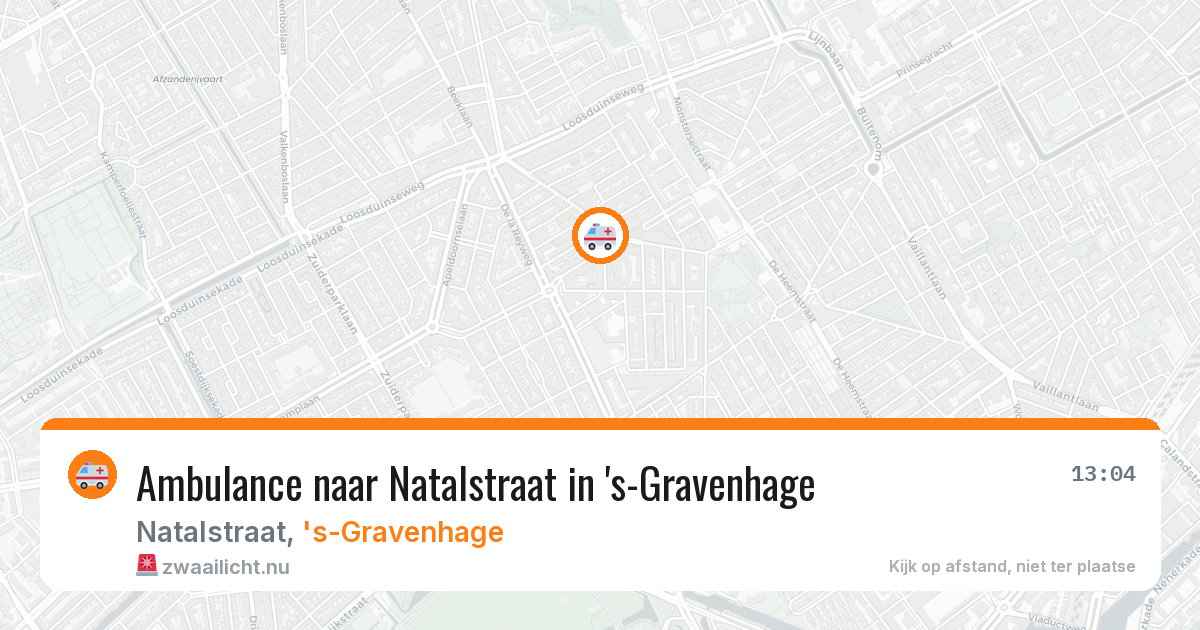 Ambulance naar Natalstraat in 's-Gravenhage — 12 mei 2026