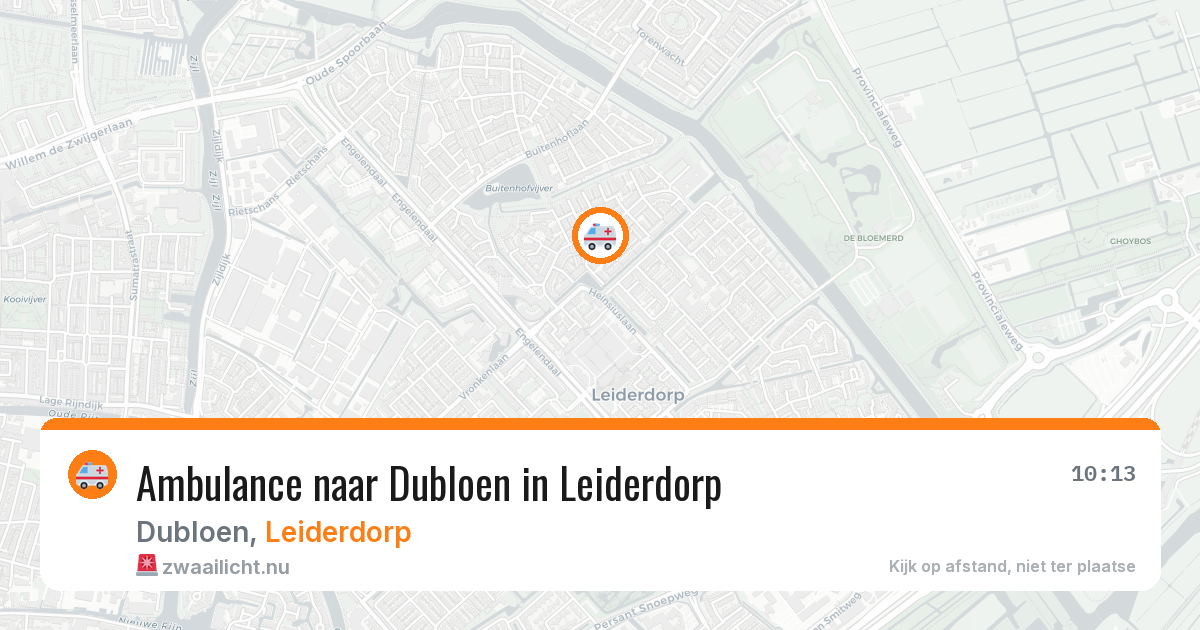 Ambulance naar Dubloen in Leiderdorp — 4 jul 2026