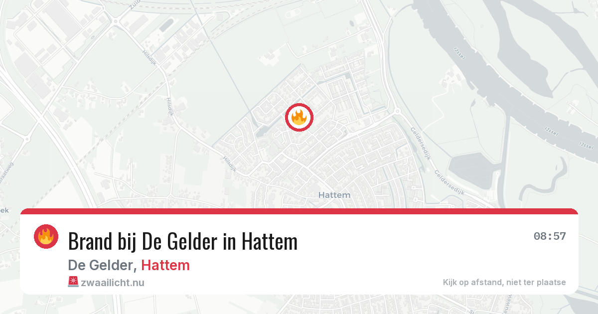 Brand bij De Gelder in Hattem — 21 mrt 2026