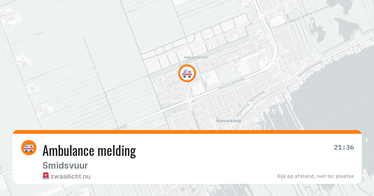 Ambulance melding — 12 feb 2026