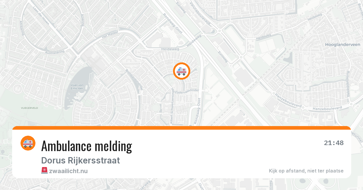 Ambulance melding — 11 mei 2026