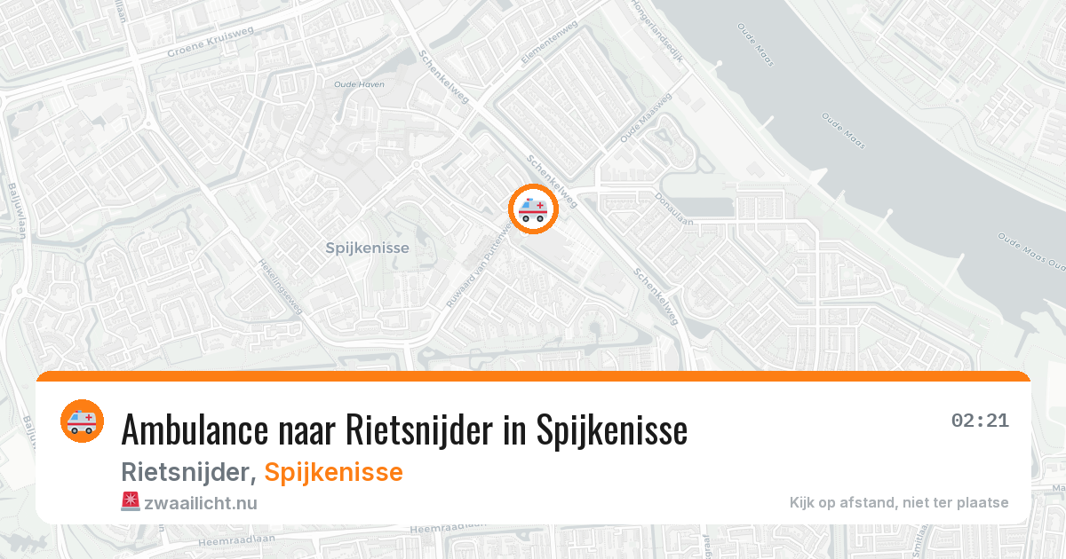 Ambulance naar Rietsnijder in Spijkenisse — 14 mei 2026