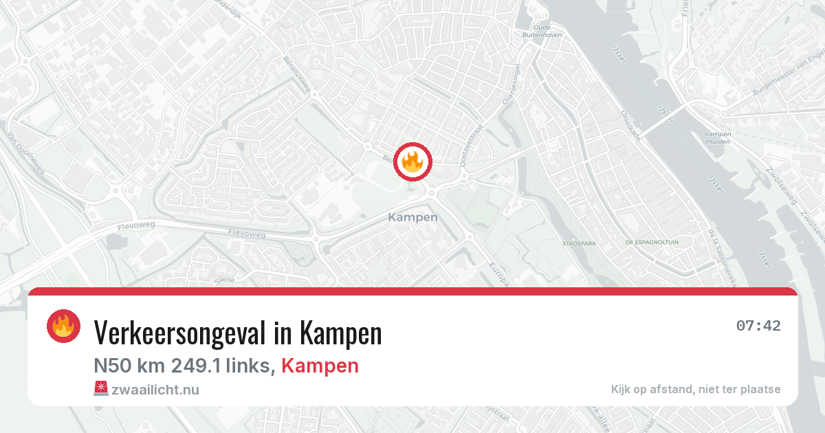 Verkeersongeval in Kampen — 19 mei 2026