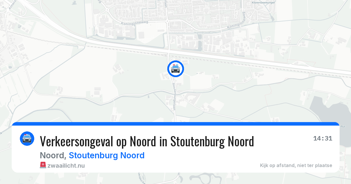 Verkeersongeval op Noord in Stoutenburg Noord — 4 jun 2026