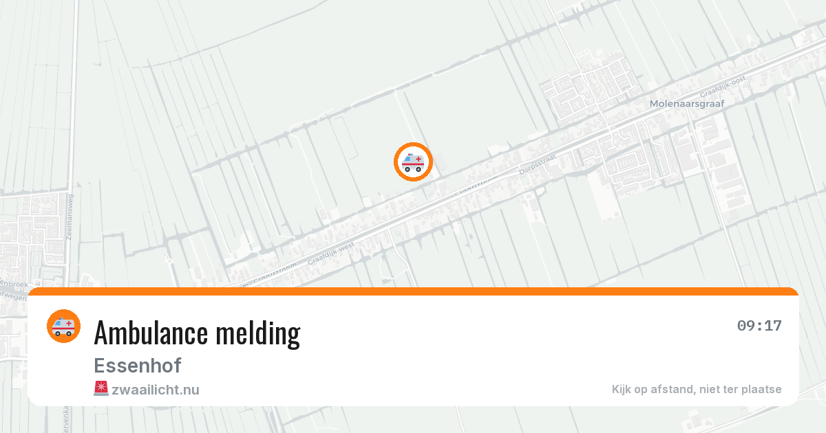 Ambulance melding — 28 jan 2026