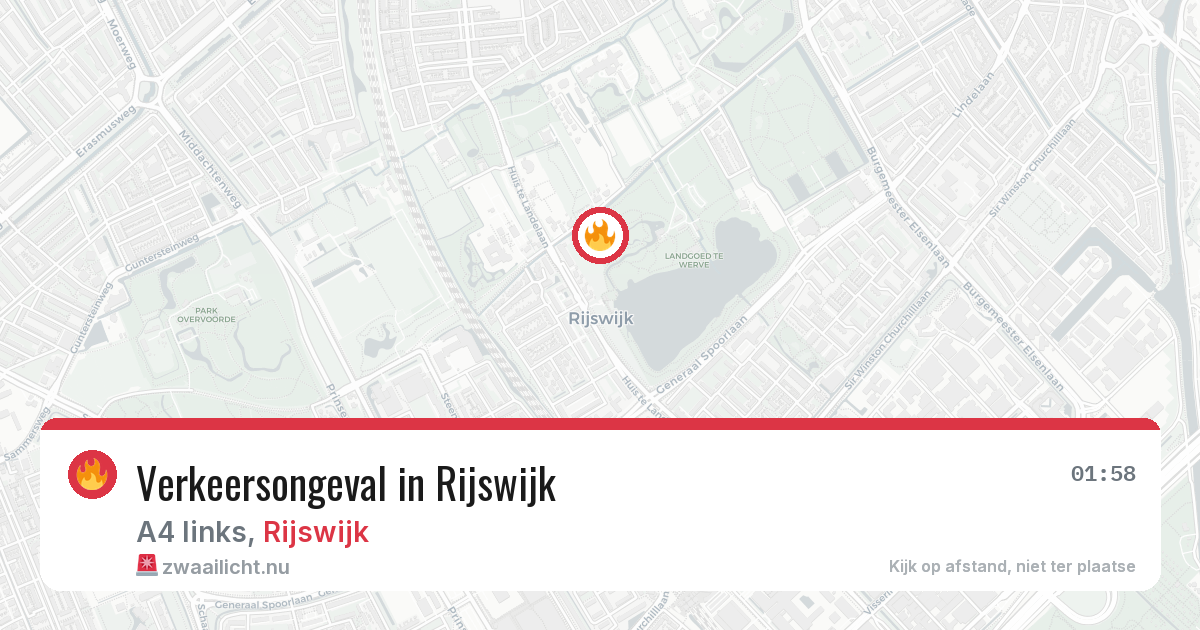 Verkeersongeval in Rijswijk — 6 jun 2026