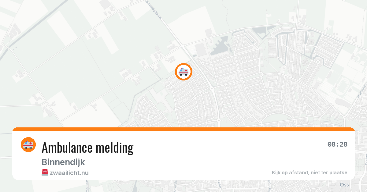 Ambulance melding — 30 apr 2026