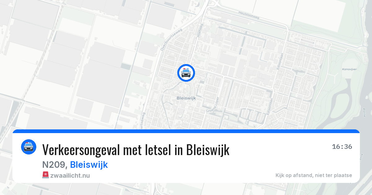 Verkeersongeval met letsel in Bleiswijk — 12 mei 2026