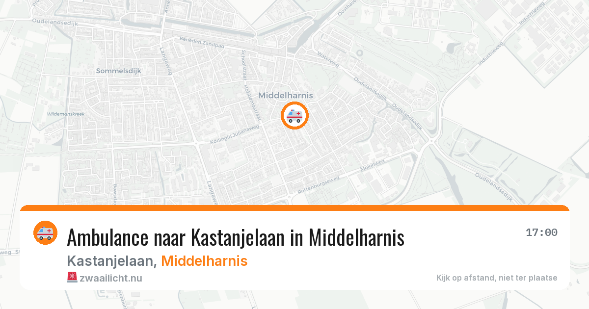 Ambulance naar Kastanjelaan in Middelharnis — 6 jun 2026
