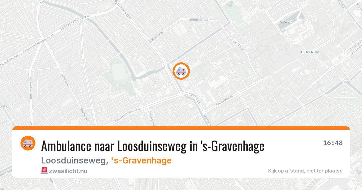 Ambulance naar Loosduinseweg in 's-Gravenhage — 5 jun 2026