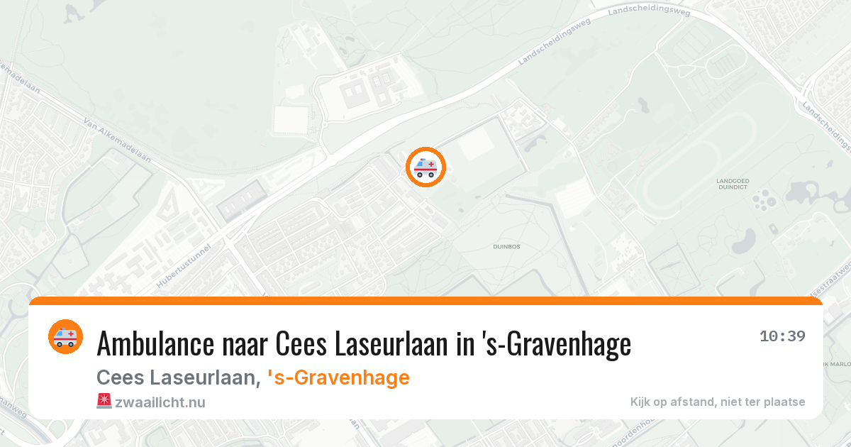 Ambulance naar Cees Laseurlaan in 's-Gravenhage — 27 jul 2026