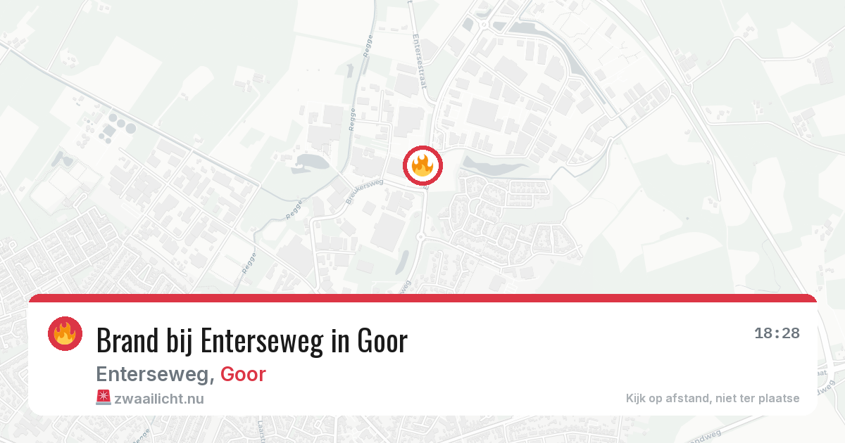 Brand bij Enterseweg in Goor — 29 mei 2026