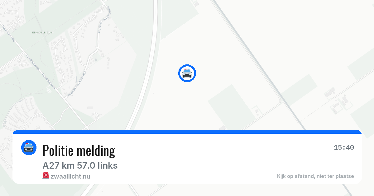 Politie melding — 5 mei 2026