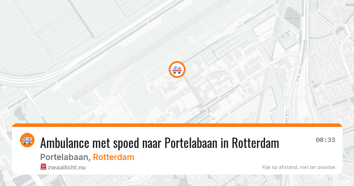 Ambulance met spoed naar Portelabaan in Rotterdam — 30 mei 2026